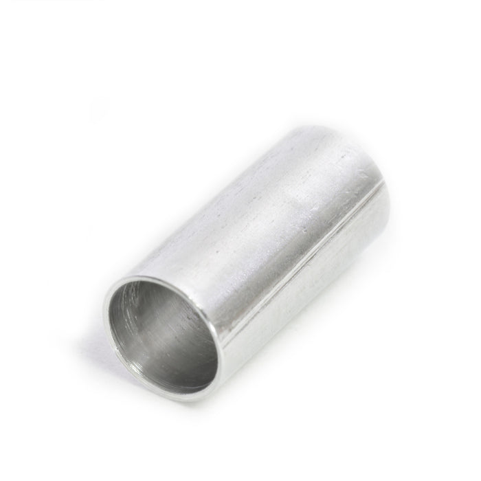 5mm Silver Aluminum Cable Housing Ferrule, 100pcs