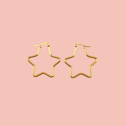 Star Earrings Bundle (6 Pairs) (Gold Plated)