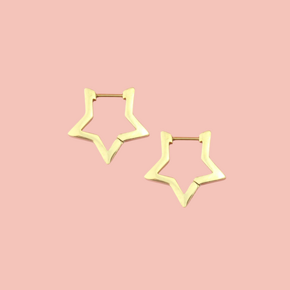 Star Earrings Bundle (6 Pairs) (Gold Plated)