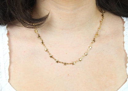 Star Necklace (Gold Plated)