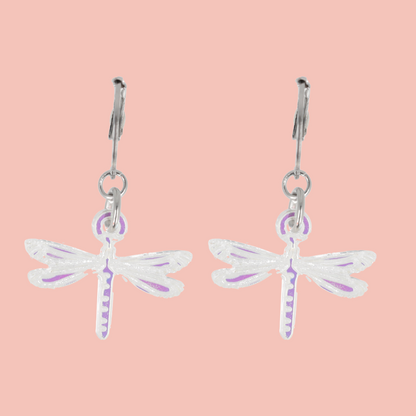 Sparx Dragonfly Huggie Hoop Earrings