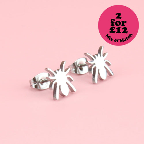 Spider Stud Earrings