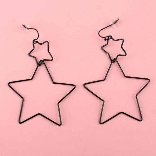 Star Crossed Earrings (Black)
