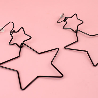 Star Crossed Earrings (Black)