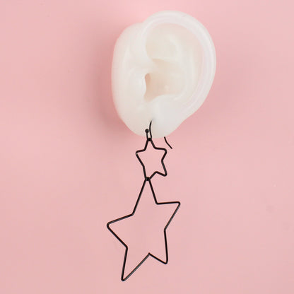 Star Crossed Earrings (Black)