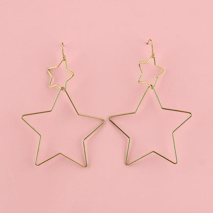 Star Crossed Earrings (Gold)