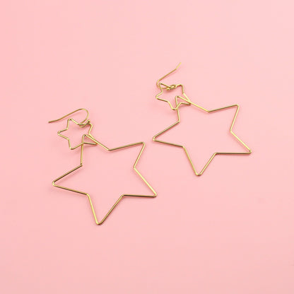Star Crossed Earrings (Gold)