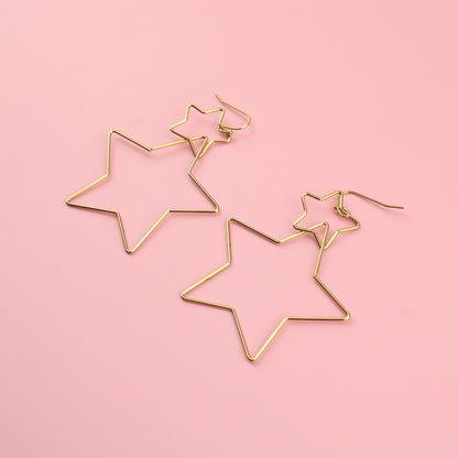 Star Crossed Earrings (Gold)