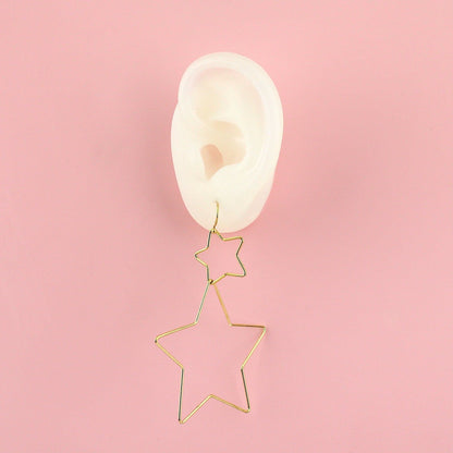 Star Crossed Earrings (Gold)
