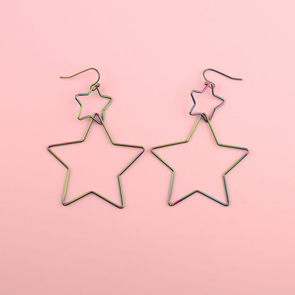 Star Crossed Earrings (Rainbow)