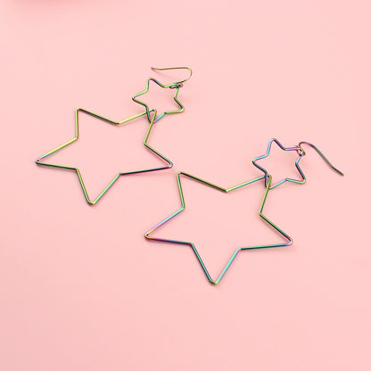 Star Crossed Earrings (Rainbow)