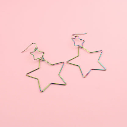 Star Crossed Earrings (Rainbow)
