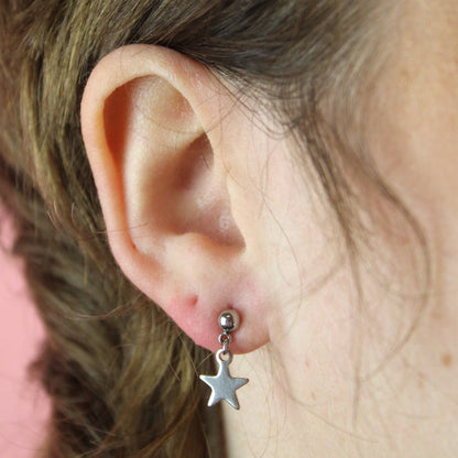 Star Drop Earrings