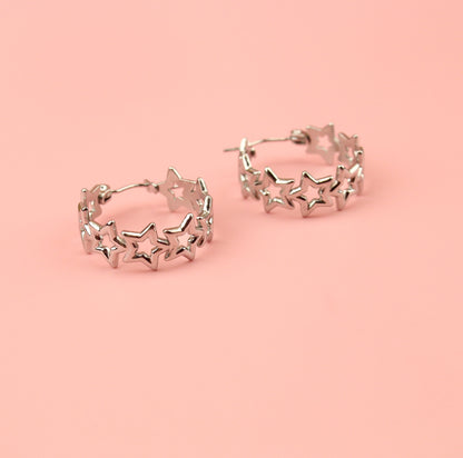 Stardust Hoop Earrings