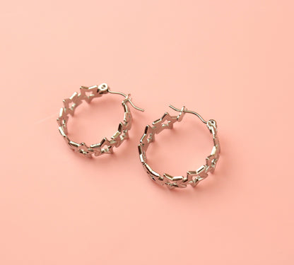 Stardust Hoop Earrings