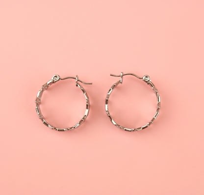 Stardust Hoop Earrings