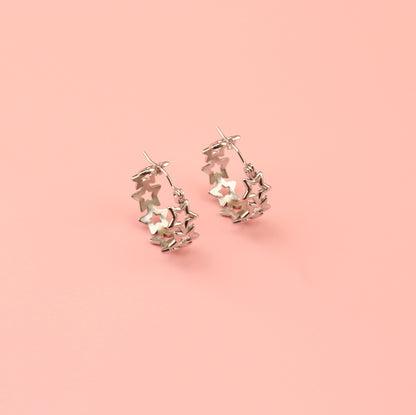 Stardust Hoop Earrings