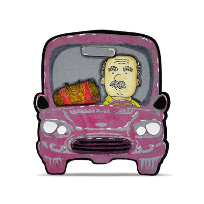 AALL and Create Stamp Set - 850 - Stanley Travels Size: 7.3x10.25 cm | 2.9"x4". Available at Embellish Away located in Bowmanville Ontario Canada. Example by brand ambassador.