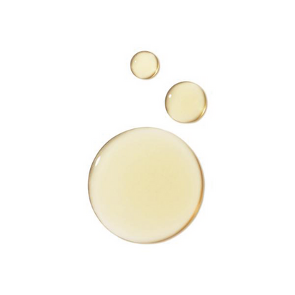 Light yellow droplet swatch of the 'Active Botanical Serum' by Vintner's Daughter on a white background
