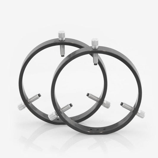 ADM 150 mm Adjustable Rings with Delrin Tipped Thumb Screws (R150) - Astronomy Plus