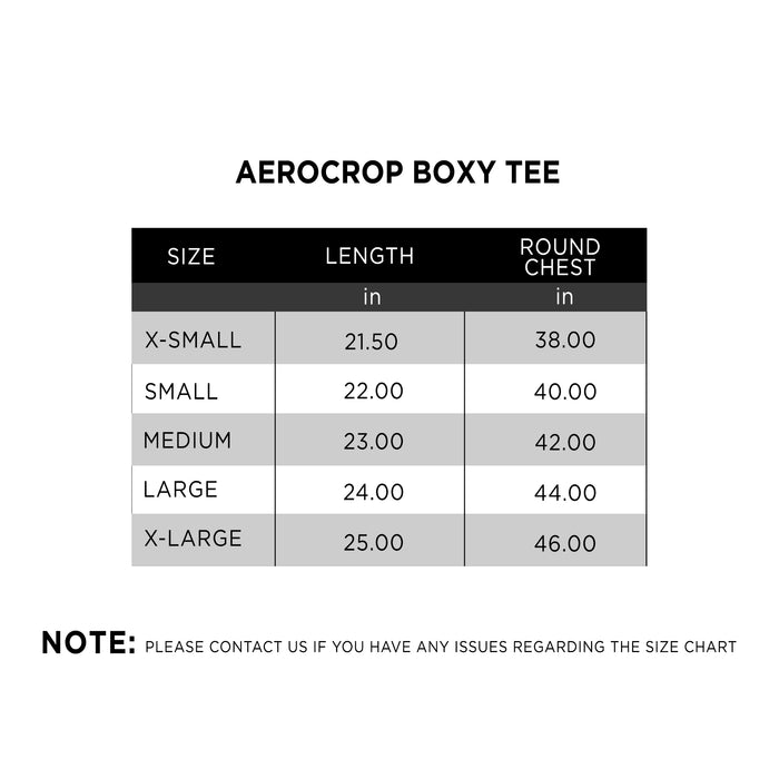 Aerocrop Boxy Tee - IRONGEAR Fitness