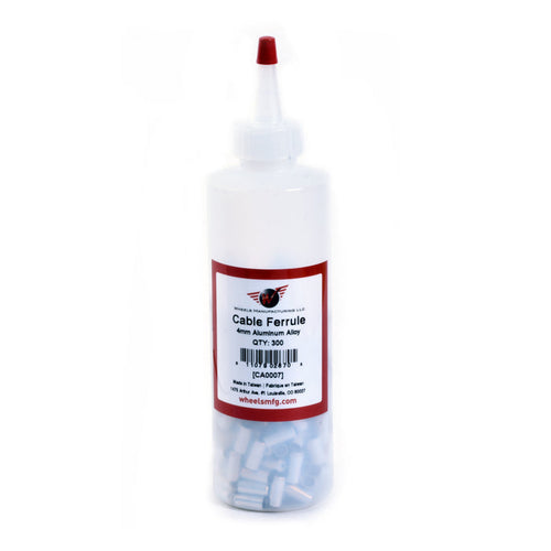 CA0007 Alloy Ferrules - Bottle of 300 - 4mm