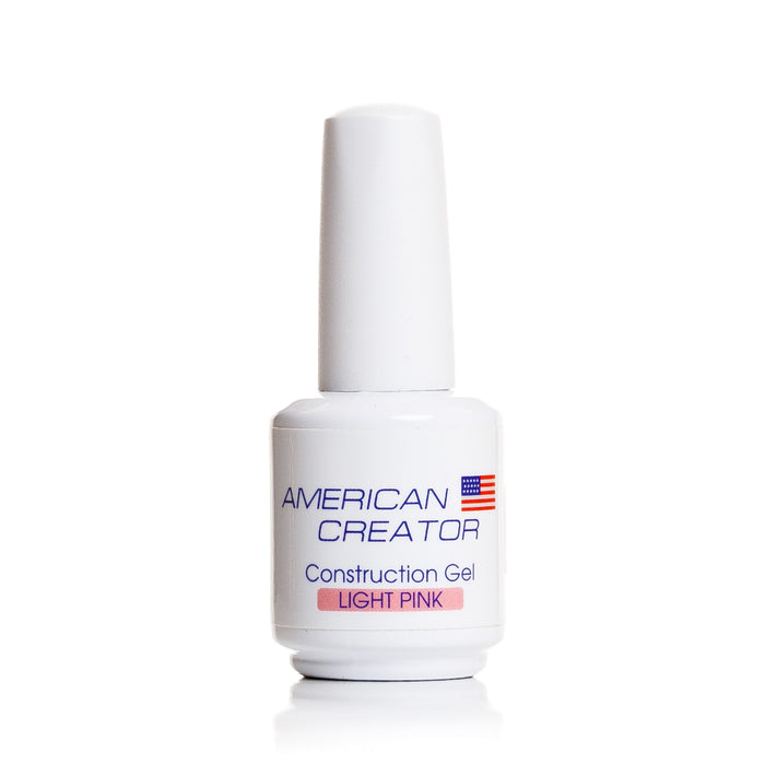 American Creator Construction Gel - LIGHT PINK-Colored Base Gels-American Creator-Gel Essentialz
