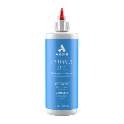 Andis 12108 Clippers Clipper Oil, 4 oz - Prevents Rust & Corrosion - BUYBARBER.COM