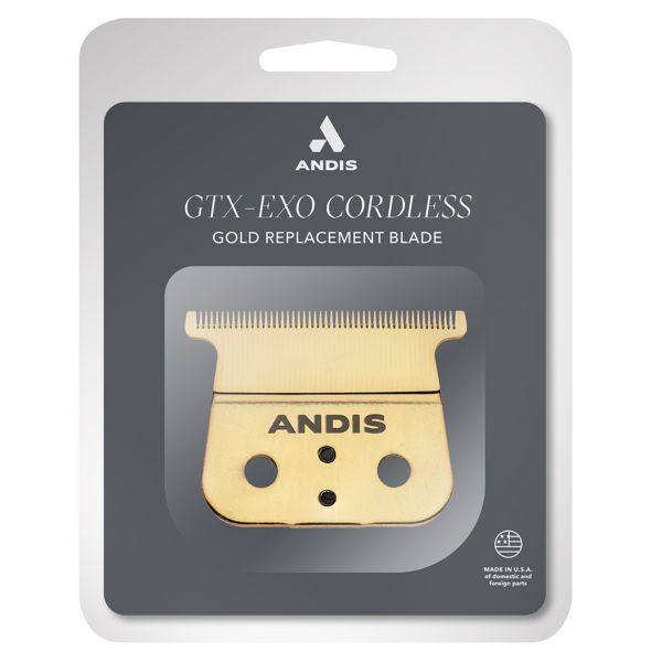 Andis GTX-Exo Cordless Gold GTX-Z Replacement Blade Deep Tooth # 74110 - Palms Fashion Inc.