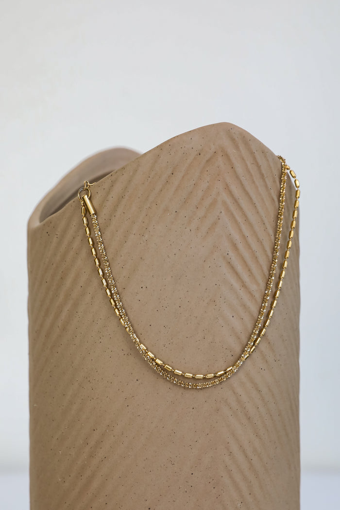 Annie Gold Layered Chain Anklet