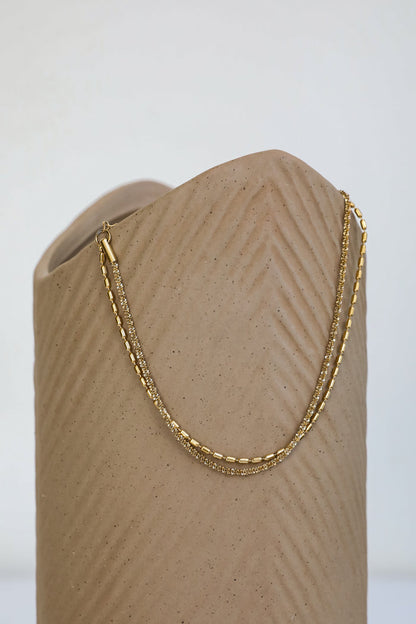 Annie Gold Layered Chain Anklet