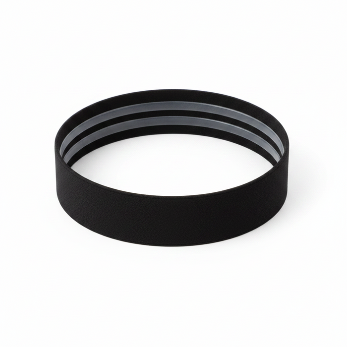 Annie Non-Slip Headband Black Silicone Lining 3cm, 1 Count, Black
