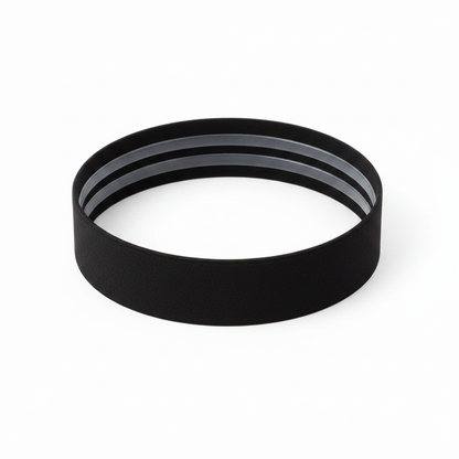 Annie Non-Slip Headband Black Silicone Lining 3cm, 1 Count, Black