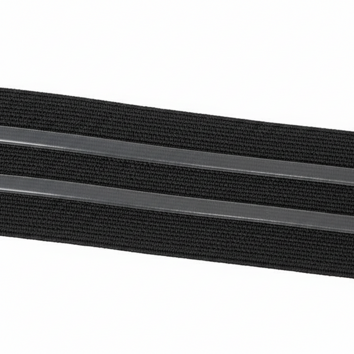 Annie Non-Slip Headband Black Silicone Lining 3cm, 1 Count, Black