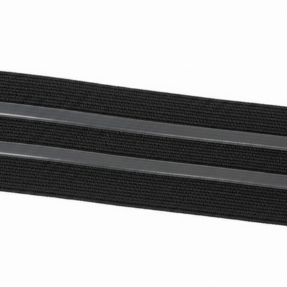 Annie Non-Slip Headband Black Silicone Lining 3cm, 1 Count, Black