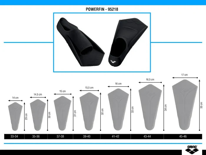 Pink Arena Power Fin for swimming, showing lightweight, flexible design with adjustable strap and vented blade.