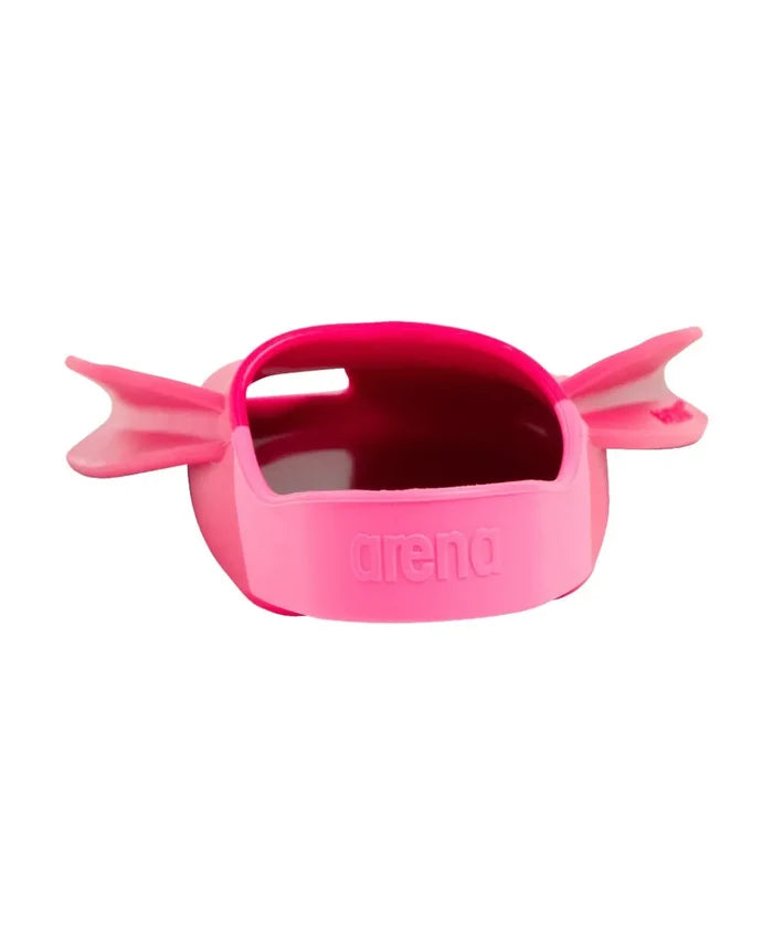 Pink Arena Powerfin Pro II training fins designed for swimming, featuring a sleek, lightweight design for enhanced performance.