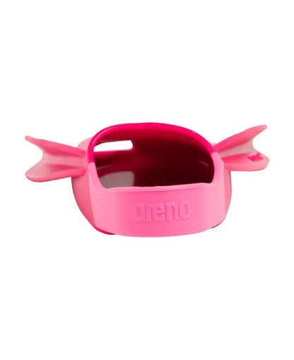 Pink Arena Powerfin Pro II training fins designed for swimming, featuring a sleek, lightweight design for enhanced performance.