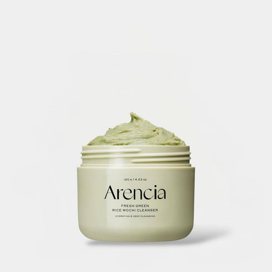 Arencia Fresh Green Rice Mochi Cleanser 120g منظف موتشي الأرز الأخضر الطازج من أرينسيا - Princess Cosmetics Qatar