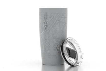 Ashland, Holliston or Hopkinton Town Map 20oz Travel Tumbler