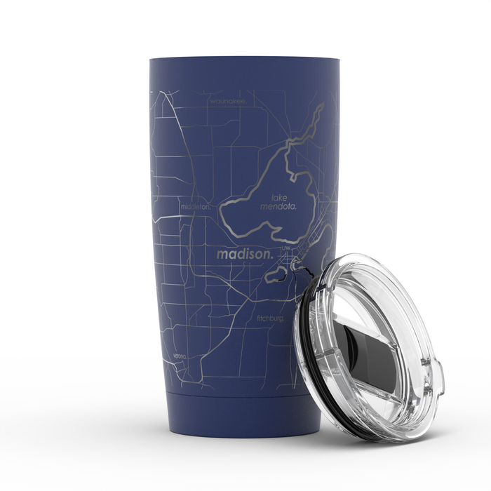 Ashland, Holliston or Hopkinton Town Map 20oz Travel Tumbler