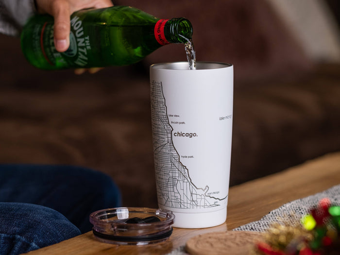 Ashland, Holliston or Hopkinton Town Map 20oz Travel Tumbler