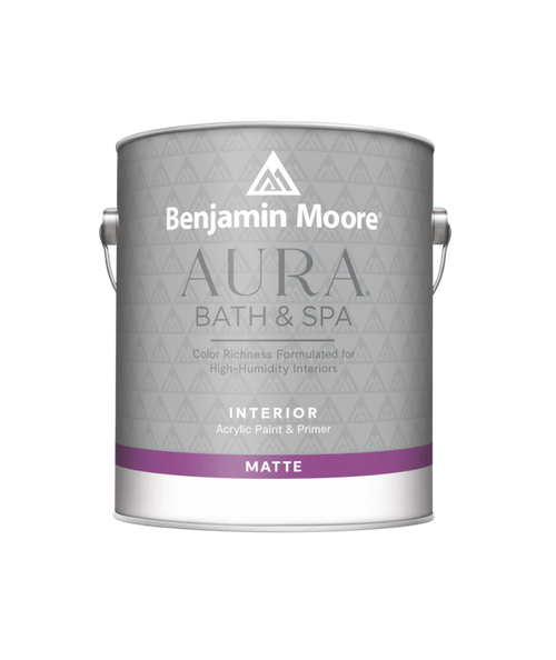 Benjamin Moore Aura Bath and Spa available in Gallons and Quarts online at Clement's Paint.