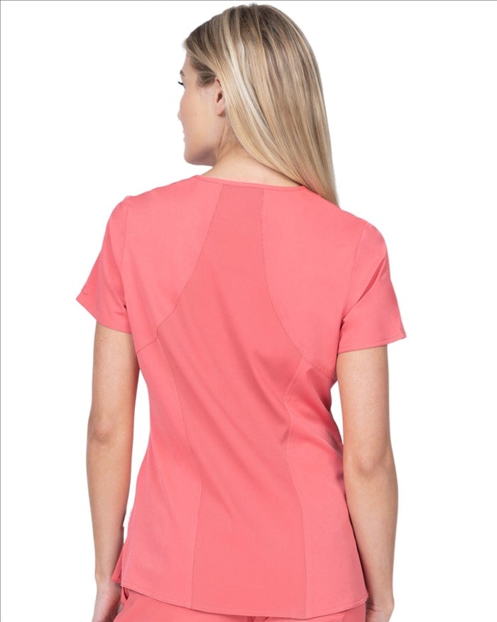 Ava Therese Back Knit Scrub Top