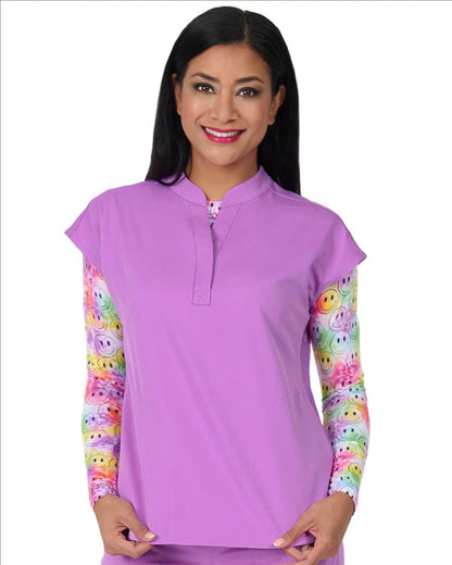 Ava Therese Piper Tuck In Oversized Scrub Top