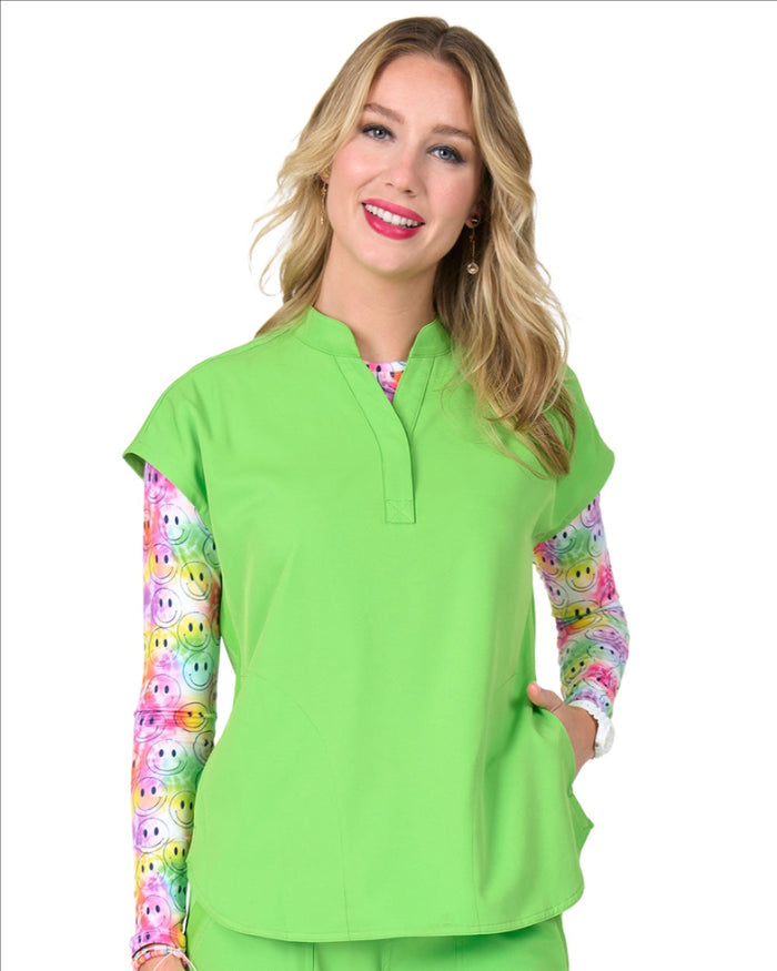 Ava Therese Piper Tuck In Oversized Scrub Top