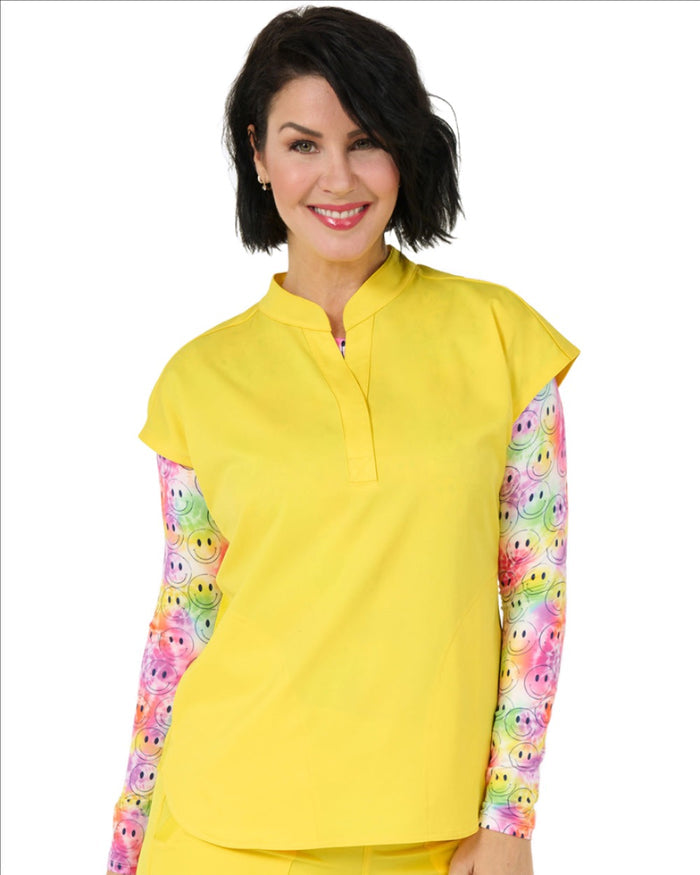 Ava Therese Piper Tuck In Oversized Scrub Top