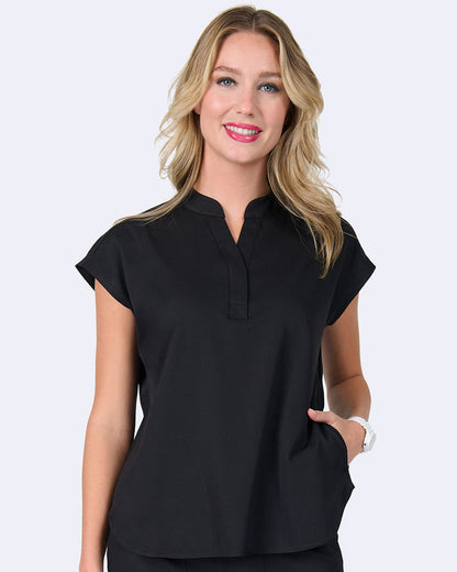 Ava Therese Piper Tuck In Oversized Scrub Top