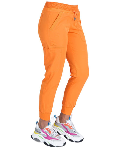 Ava Therese Smiley Jogger Scrub Pants