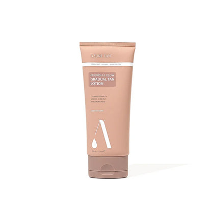 Azure Tan Nourish and Glow Gradual Tan Lotion - Medium/Dark